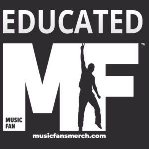 Educated MF - Women's Tri Blend Long Sleeve Tee Design