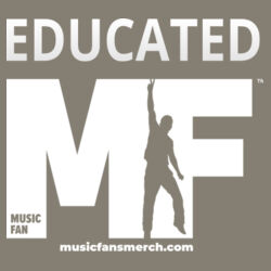 Educated MF - Unisex Mineral Dye Organic Cotton Tee Design