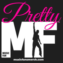 Pretty MF - Unisex Tri Blend V Neck Tee Design