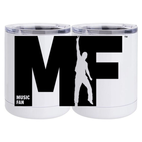 MF - 10 oz White Stainless Steel Short Tumbler Thumbnail