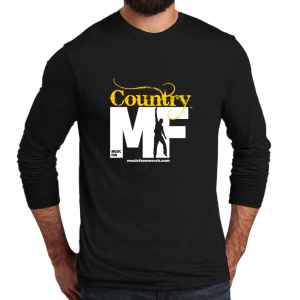 Country MF - Unisex Tri Blend Long Sleeve Tee Thumbnail