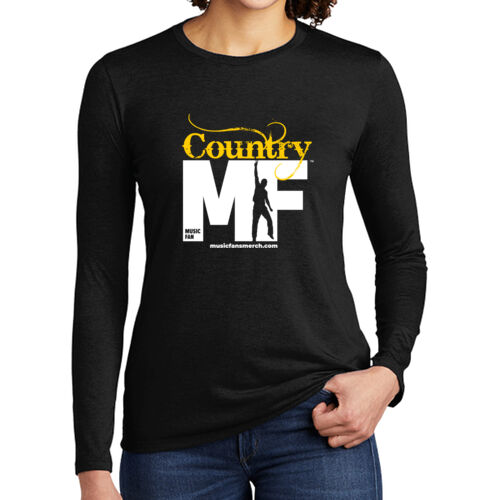 Country MF - Women's Tri Blend Long Sleeve Tee Thumbnail
