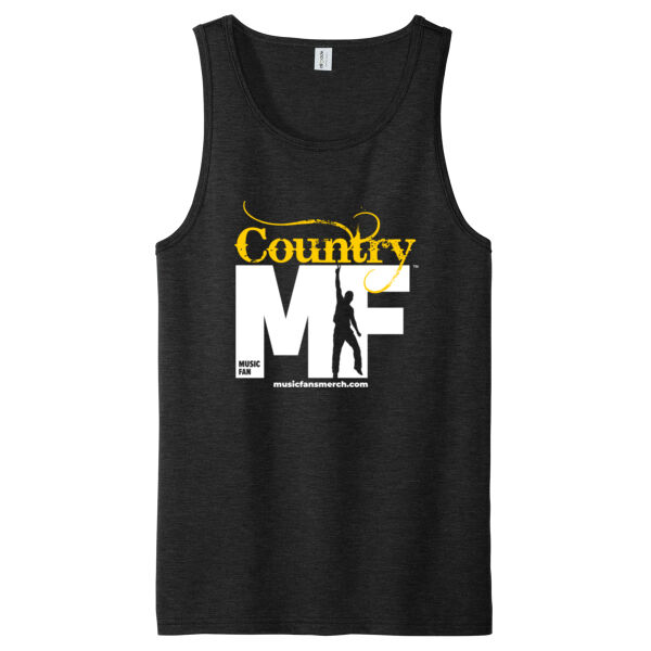 Country MF - Unisex Tri Blend Tank Thumbnail