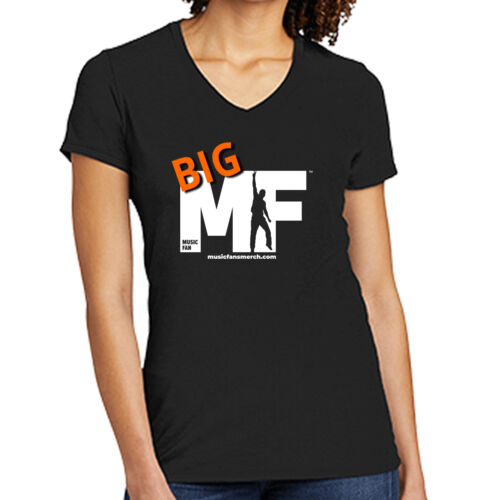 Big MF - Women's Tri Blend V Neck Tee Thumbnail