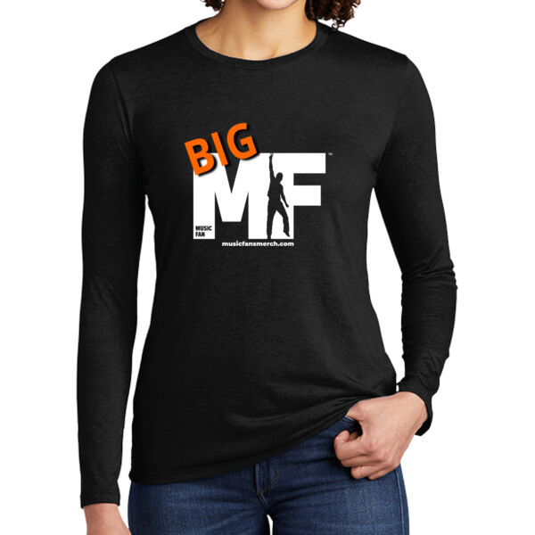 Big MF - Women's Tri Blend Long Sleeve Tee Thumbnail
