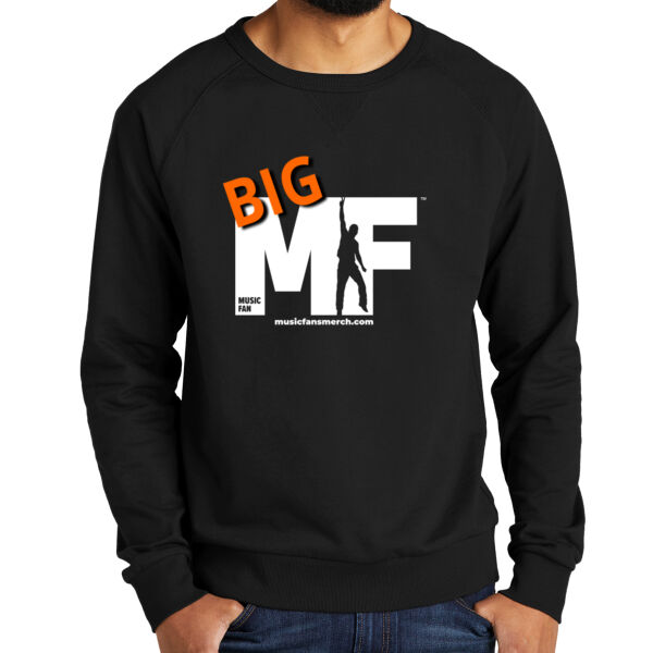 Big MF - Unisex Organic French Terry Crewneck Sweatshirt Thumbnail