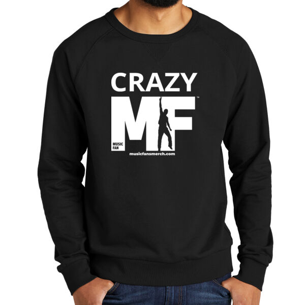 Crazy MF - Unisex Organic French Terry Crewneck Sweatshirt Thumbnail