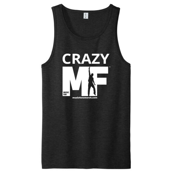 Crazy MF - Unisex Tri Blend Tank Thumbnail