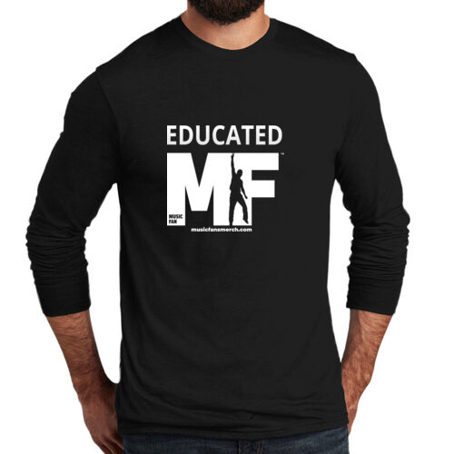 Educated MF - Unisex Tri Blend Long Sleeve Tee Thumbnail