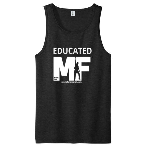Educated MF - Unisex Tri Blend Tank Thumbnail