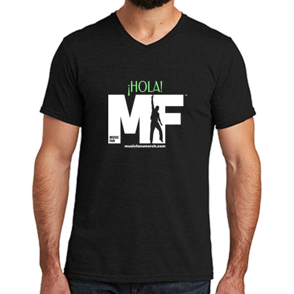 ¡HOLA! ¡ADIOS! MF - Unisex Tri Blend V Neck Tee Thumbnail