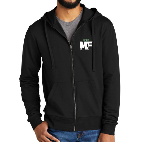 ¡HOLA! ¡ADIOS! MF - Unisex Organic French Terry Full Zip Hoodie Thumbnail