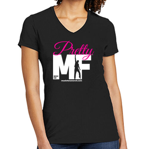 Pretty MF - Women's Tri Blend V Neck Tee Thumbnail