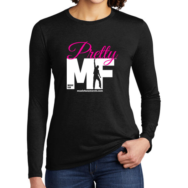 Pretty MF - Women's Tri Blend Long Sleeve Tee Thumbnail