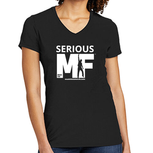 Serious MF - Women's Tri Blend V Neck Tee Thumbnail