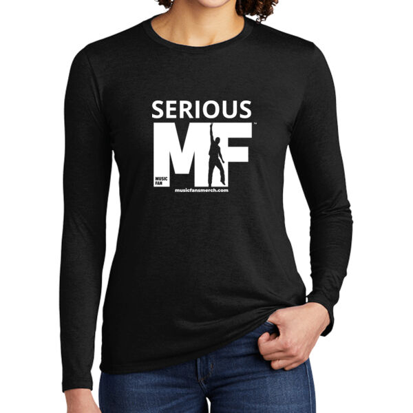 Serious MF - Women's Tri Blend Long Sleeve Tee Thumbnail