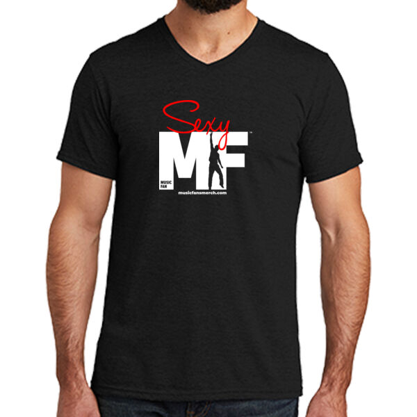 Sexy MF - Unisex Tri Blend V Neck Tee Thumbnail