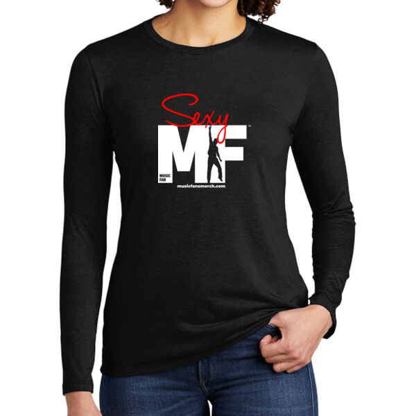 Sexy MF - Women's Tri Blend Long Sleeve Tee Thumbnail